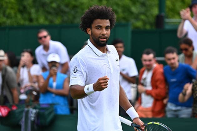 2026 Wimbledon - Arthur Fils Arthur Fils (FRA) during his first round match at the 2025 Wimbledon Tennis Championships at the AELTC in London, GREAT BRITAIN, on JuNE 30, 2026. Photo by Corinne Dubreuil ABACAPRESS.COM London  Copyright: xDubreuilxCorinne ABACAx