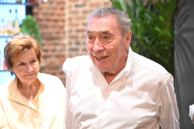 Eddy Merckx - Top Time Breitling Brussels, 30 06 2026 : Breitling pays tribute to Belgian cycling legend Eddy Merckx with a watch inspired by an era when the chronograph accompanied not only pilots and adventurers, but also road champions. Pix : Claudine Acou , Eddy Merckx . Credit : Peter De Smedt CC . Brussels Belgium  Copyright: xContentxCurationx PeterxDexSmedtx xCCx