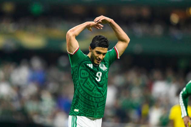 June 30, 2026, Peru: Raul Jimenez of Mexico gestures during the FIFA World Cup, WM, Weltmeisterschaft, Fussball 2026 match between Mexico and Ecuador. Mexico hosted Ecuador at Mexico City Stadium on June 20, 2026 in Mexico City, Mexico Soccer 2026: Mexico 2:0 Ecuador - FIFA World Cup 2026  - ZUMAf196 20260630_zsp_f196_031 Copyright: xMartinxFonsecax