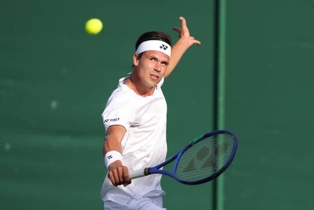 Daniel Altmaier, GER, during first round of 2026 All England Lawn Tennis Championships at Wimbledon, mens singles, London, 30 06 2026; - *** Daniel Altmaier, GER, during the first round of the 2026 All England Lawn Tennis Championships at Wimbledon, men s singles, London, June 30, 2026 