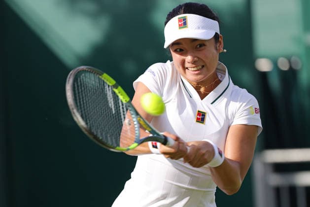 Alexandra Eala, PHI, during first round of 2026 All England Lawn Tennis Championships at Wimbledon, womens singles, London, 30 06 2026; - *** Alexandra Eala, PHI, during the first round of the 2026 All England Lawn Tennis Championships at Wimbledon, women s singles, London, June 30, 2026 