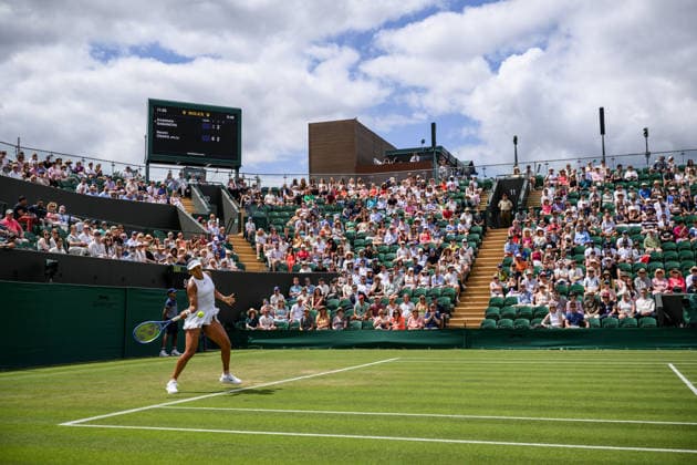 260701 Naomi Osaka of Japan competes in a second round ladies singles match during day 3 of Wimbledon on July 1, 2026 in London. Photo: Jesper Zerman BILDBYRAN kod JZ JZ0745 tennis wimbledon 3 bbeng *** 260701 Naomi Osaka of Japan competes in a second-round women s singles match on Day 3 of Wimbledon on July 1, 2026, in London. Photo: Jesper Zerman, BILDBYRAN, code JZ JZ0745, tennis, wimbledon, 3, bbeng  Copyright: JESPERxZERMAN BB260701JZ014