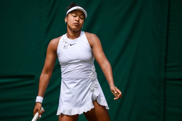 260701 Naomi Osaka of Japan looks dejected as she competes in a second round ladies singles match during day 3 of Wimbledon on July 1, 2026 in London. Photo: Jesper Zerman BILDBYRAN kod JZ JZ0745 tennis wimbledon 3 bbeng depp *** July 1, 2026: Naomi Osaka of Japan looks dejected as she competes in a second-round women s singles match during Day 3 of Wimbledon on July 1, 2026 in London. Photo by Jesper Zerman, BILDBYRAN, code JZ JZ0745, tennis, Wimbledon, 3, bbeng, depp  Copyright: JESPERxZERMAN BB260701JZ037
