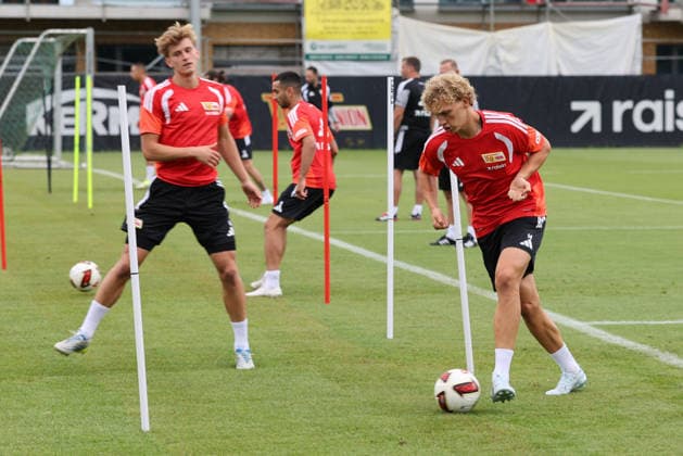 BERLIN, DEUTSCHLAND - JULY 1: Training kick-off 1. FC Union Berlin at Training ground at Stadion an der Alten Foersterei on matchday 32 on July 1, 2026 in Berlin, Deutschland. DFB regulations prohibit any use of photographs as image sequences and or quasi video. Berlin Deutschland Copyright: xO.Frankex