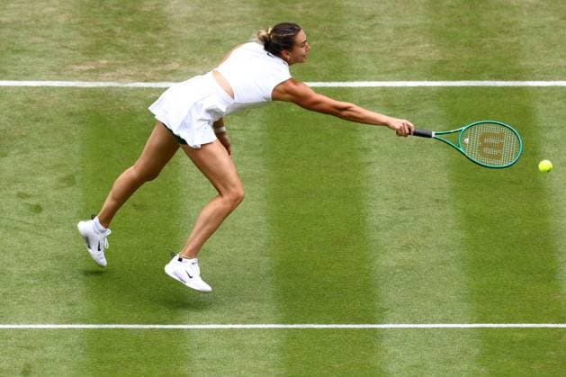 Aryna Sabalenka during her second round match Wimbledon Tennis Championships, Day 3, The All England Lawn Tennis and Croquet Club, London, UK - 01 Jul 2026London The All England Lawn Tennis and United Kingdom  Copyright: xJamesxMarsh Shutterstockx 16970329ba