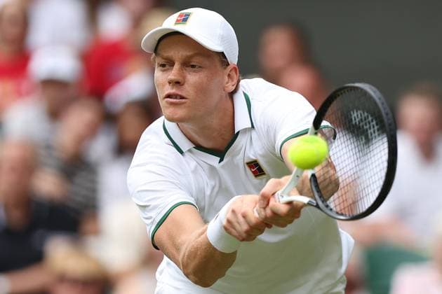 The Championships Wimbledon 2026- DAY 3- 01 07 2026 Great Britain, London, All England Lawn Tennis Club, The Championships Wimbledon 2026 - DAY 3- 01 07 2026 Italian player and n° 1 seed Jannik Sinner (ITA) pictured during his second round against Nuno Borges (POR) in London , All England Lawn Tennis Club at The Championships Wimbledon 2026 LONDON GREAT BRITAIN  Copyright: xMélaniexJeusettex