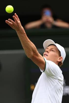 The Championships Wimbledon 2026- DAY 3- 01 07 2026 Great Britain, London, All England Lawn Tennis Club, The Championships Wimbledon 2026 - DAY 3- 01 07 2026 Italian player and n° 1 seed Jannik Sinner (ITA) pictured during his second round against Nuno Borges (POR) in London , All England Lawn Tennis Club at The Championships Wimbledon 2026 LONDON GREAT BRITAIN  Copyright: xMélaniexJeusettex