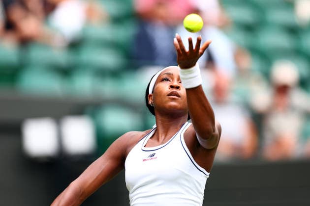 Coco Gauff during her second round match Wimbledon Tennis Championships, Day 3, The All England Lawn Tennis and Croquet Club, London, UK - 01 Jul 2026London The All England Lawn Tennis and United Kingdom  Copyright: xJamesxMarsh Shutterstockx 16970329dl