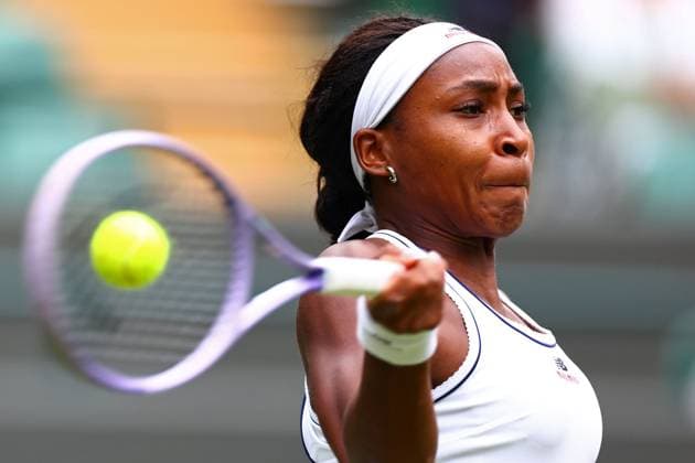 Coco Gauff during her second round match Wimbledon Tennis Championships, Day 3, The All England Lawn Tennis and Croquet Club, London, UK - 01 Jul 2026London The All England Lawn Tennis and United Kingdom  Copyright: xJamesxMarsh Shutterstockx 16970329dh