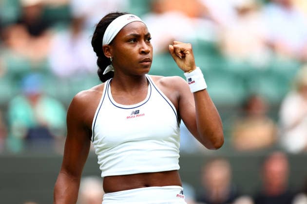 Coco Gauff during her second round match Wimbledon Tennis Championships, Day 3, The All England Lawn Tennis and Croquet Club, London, UK - 01 Jul 2026London The All England Lawn Tennis and United Kingdom  Copyright: xJamesxMarsh Shutterstockx 16970329di