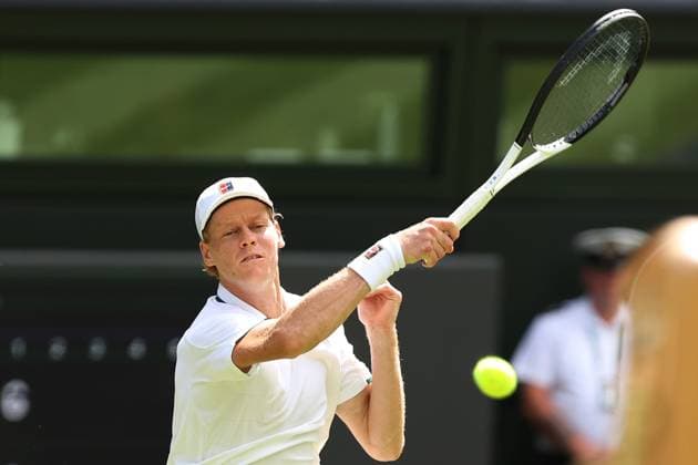 The Championships Wimbledon 2026- DAY 3- 01 07 2026 Great Britain, London, All England Lawn Tennis Club, The Championships Wimbledon 2026 - DAY 3- 01 07 2026 Italian player and n° 1 seed Jannik Sinner (ITA) pictured during his second round against Nuno Borges (POR) in London , All England Lawn Tennis Club at The Championships Wimbledon 2026 LONDON GREAT BRITAIN  Copyright: xMélaniexJeusettex