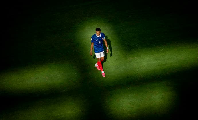 New York New Jersey, USA 30th Jun 2026. Kylian Mbappe (FRA) France - Sweden World Cup Frankreich - Schweden 30.06.2026 *** New York, New Jersey, USA, June 30, 2026; Kylian Mbappé, FRA, France vs. Sweden, World Cup, France vs. Sweden, June 30, 2026