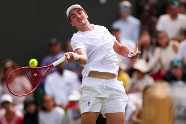 Joao Fonseca during his second round match Wimbledon Tennis Championships, Day 3, The All England Lawn Tennis and Croquet Club, London, UK - 01 Jul 2026London The All England Lawn Tennis and United Kingdom  Copyright: xEllaxLing Shutterstockx 16970331j