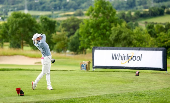 REPRO FREE *PRESS RELEASE NO REPRODUCTION FEE* EDITORIAL USE ONLY Irish Senior Women s Open Championship & Irish Senior Men s Amateur Close Championship, Dun Laoghaire Golf Club, Dublin 1 7 2026 Gigi Higgins tees off on the 1st Gigi Higgins tees off on the 1st 1 7 2026  Copyright: xx AC016406