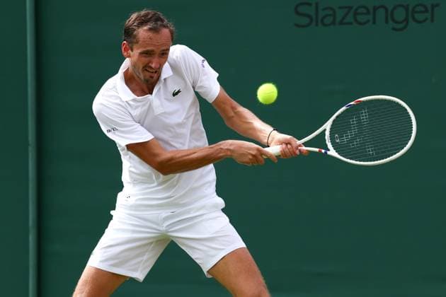 Daniil Medvedev during second round match Wimbledon Tennis Championships, Day 3, The All England Lawn Tennis and Croquet Club, London, UK - 01 Jul 2026London The All England Lawn Tennis and United Kingdom  Copyright: xKieranxMcManus Shutterstockx 16970334bm