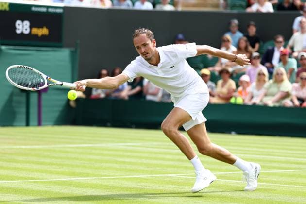 Daniil Medvedev during second round match Wimbledon Tennis Championships, Day 3, The All England Lawn Tennis and Croquet Club, London, UK - 01 Jul 2026London The All England Lawn Tennis and United Kingdom  Copyright: xKieranxMcManus Shutterstockx 16970334bv