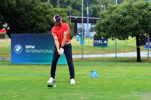 Sport Bilder des Tages EICHENRIED, GERMANY - JULY 01: Tobias, Wendl (luge doubles Olympic gold medalist) with the Driver at the ProAm Tournament of the BMW International Open, Eichenried, Germany, DP World TOUR, ProAm on July 01, 2026 in Eichenried, Germany, BMW International Open, Eichenried, Germany, 01.07.2026 Bavaria Germany Copyright: xPhotographer:xNilsxKoepkex