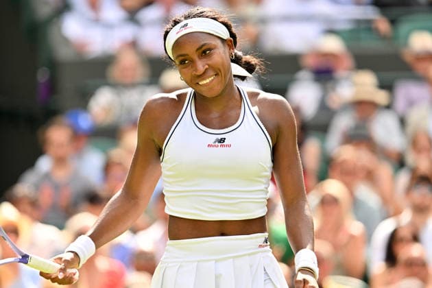 Wimbledon Tennis Championships 2026 - Day 3 LONDON, UNITED KINGDOM - JULY 1: Coco Gauff of the United States plays against Solana Sierra of Argentina during the women s singles second-round match on day three of the Wimbledon Tennis Championships at the All England Lawn Tennis and Croquet Club in London, United Kingdom, on July 1, 2026. Ray Tang Anadolu London United Kingdom. Editorial use only. Please get in touch for any other usage.  Copyright: x2026xAnadoluxRayxTangx