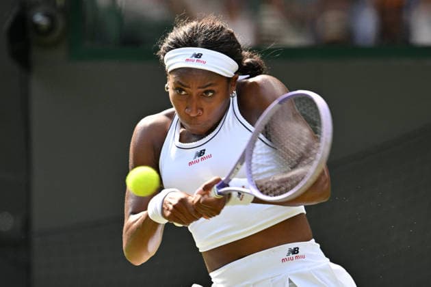 Wimbledon Tennis Championships 2026 - Day 3 LONDON, UNITED KINGDOM - JULY 1: Coco Gauff of the United States plays against Solana Sierra of Argentina during the women s singles second-round match on day three of the Wimbledon Tennis Championships at the All England Lawn Tennis and Croquet Club in London, United Kingdom, on July 1, 2026. Ray Tang Anadolu London United Kingdom. Editorial use only. Please get in touch for any other usage.  Copyright: x2026xAnadoluxRayxTangx