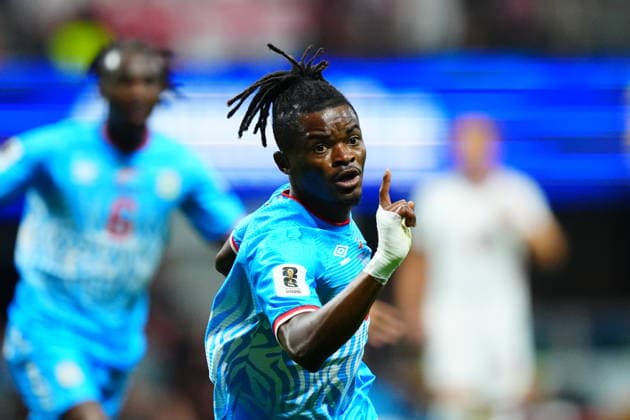 England v DR Congo - FIFA World Cup, WM, Weltmeisterschaft, Fussball 2026 - Round of 32 ATLANTA, USA - JULY 1: Brian Cipenga (9) of DR Congo celebrates after scoring a goal during 2026 FIFA World Cup Round of 32 match between England and DR Congo at Mercedes-Benz Stadium (Atlanta Stadium) in Atlanta, Georgia, United States on July 1, 2026. Evrim Aydin Anadolu Georgia United States. Editorial use only. Please get in touch for any other usage.  Copyright: x2026xAnadoluxEvrimxAydinx