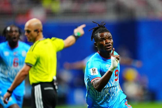 England v DR Congo - FIFA World Cup, WM, Weltmeisterschaft, Fussball 2026 - Round of 32 ATLANTA, USA - JULY 1: Brian Cipenga (9) of DR Congo celebrates after scoring a goal during 2026 FIFA World Cup Round of 32 match between England and DR Congo at Mercedes-Benz Stadium (Atlanta Stadium) in Atlanta, Georgia, United States on July 1, 2026. Evrim Aydin Anadolu Georgia United States. Editorial use only. Please get in touch for any other usage.  Copyright: x2026xAnadoluxEvrimxAydinx