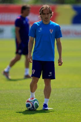 Croatian player Luka Modric during a training session for the Croatian national team, Nationalteam at Centennial Park in Toronto, Canada, 1 July 2026. Croatia national team training session !ACHTUNG: NUR REDAKTIONELLE NUTZUNG!  Copyright: xBienvenidoxVelascox GRAF9331 20260701-55020768115_1