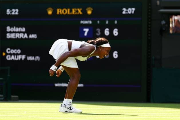 Coco Gauff celebrates victory during her second round match Wimbledon Tennis Championships, Day 3, The All England Lawn Tennis and Croquet Club, London, UK - 01 Jul 2026London The All England Lawn Tennis and United Kingdom  Copyright: xKieranxMcManus Shutterstockx 16970334do