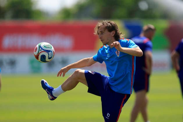 Sport Bilder des Tages Croatian player Luka Modric during a training session for the Croatian national team, Nationalteam at Centennial Park in Toronto, Canada, 1 July 2026. Croatia national team training session !ACHTUNG: NUR REDAKTIONELLE NUTZUNG!  Copyright: xBienvenidoxVelascox GRAF9332 20260701-55020768118_1