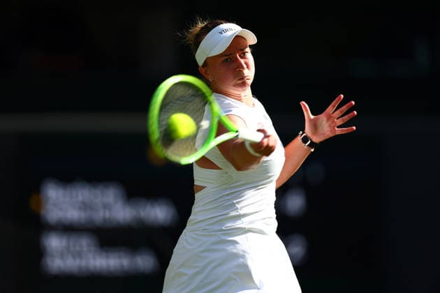 Barbora Krejcikova during her second round match Wimbledon Tennis Championships, Day 3, The All England Lawn Tennis and Croquet Club, London, UK - 01 Jul 2026London The All England Lawn Tennis and United Kingdom  Copyright: xJamesxMarsh Shutterstockx 16970329eo