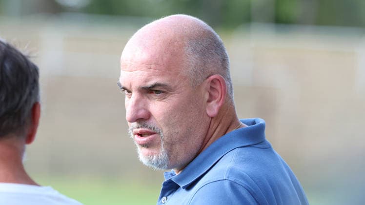 01.07.2026, xrekx, Fussball 3.Liga, SV Waldhof Mannheim - Trainingsauftakt Saison 2026 27 v.l. Mathias Schober Sportdirektor (SV Waldhof Mannheim) (DFL DFB REGULATIONS PROHIBIT ANY USE OF PHOTOGRAPHS as IMAGE SEQUENCES and or QUASI-VIDEO) Mannheim *** July 1, 2026, xrekx, Soccer 3rd Division, SV Waldhof Mannheim Kicks Off Training for the 2026–27 Season; from left: Mathias Schober, Sports Director of SV Waldhof Mannheim. DFL and DFB regulations prohibit any use of photographs as image sequences and or quasi-video. Mannheim