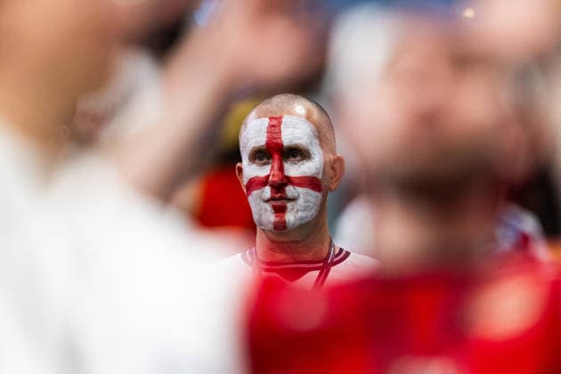 260701 A supporter of England ahead of the FIFA World Cup, WM, Weltmeisterschaft, Fussball 2026 round of 32 football match between England and Congo DR on July 1, 2026 in Atlanta. Photo: Jon Olav Nesvold BILDBYRAN COP 217 JE0138 fotboll football soccer fotball vm fotbolls-vm fotball-vm fotbolls-vm 2026 fifa world cup 2026 sextondelsfinal round of 32 21 bbeng supporter publik spectator fan *** 260701 An England fan ahead of the FIFA World Cup 2026 Round of 32 soccer match between England and the Democratic Republic of the Congo on July 1, 2026 in Atlanta. Photo by Jon Olav Nesvold. BILDBYRAN COP 217 JE0138 soccer football fotball World Cup soccer World Cup 2026 FIFA World Cup 2026 round of 32 21 BBENG supporter audience spectator fan  Copyright: JONxOLAVxNESVOLD BB260701JE056