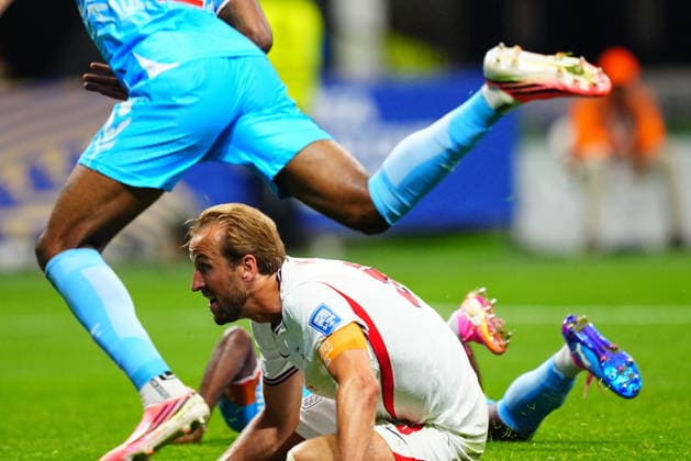 England v DR Congo - FIFA World Cup, WM, Weltmeisterschaft, Fussball 2026 - Round of 32 ATLANTA, USA - JULY 1: Harry Kane (9) of England in action during 2026 FIFA World Cup Round of 32 match between England and DR Congo at Mercedes-Benz Stadium (Atlanta Stadium) in Atlanta, Georgia, United States on July 1, 2026. Evrim Aydin Anadolu Georgia United States. Editorial use only. Please get in touch for any other usage.  Copyright: x2026xAnadoluxEvrimxAydinx