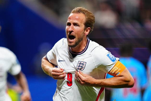 England v DR Congo - FIFA World Cup, WM, Weltmeisterschaft, Fussball 2026 - Round of 32 ATLANTA, USA - JULY 1: Harry Kane of England celebrates after scoring a goal during 2026 FIFA World Cup Round of 32 match between England and DR Congo at Mercedes-Benz Stadium (Atlanta Stadium) in Atlanta, Georgia, United States on July 1, 2026. Evrim Aydin Anadolu Georgia United States. Editorial use only. Please get in touch for any other usage.  Copyright: x2026xAnadoluxEvrimxAydinx