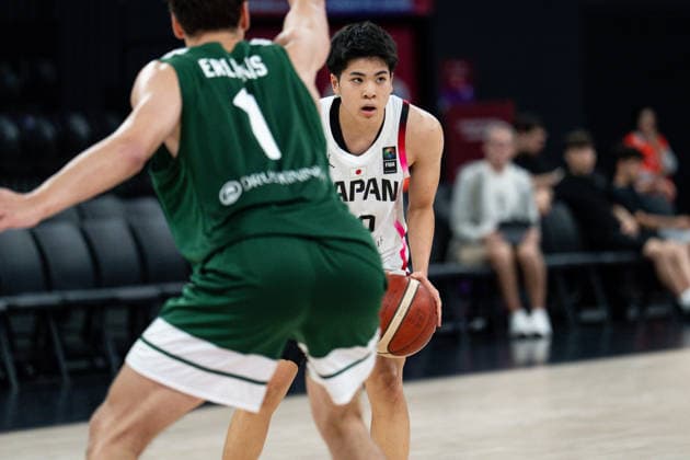 Japan v Lithuania - Round of 16 - FIBA U17, U 17 Basketball World Cup 2026 Shunsuke Miyazato of Japan plays during the FIBA U17 Basketball World Cup Round of 16 game between Japan and Lithuania at BDC Main Venue in Istanbul, Turkey, on July 1, 2026. Istanbul Istanbul Turkey  Copyright: xYagizxGurtugx originalFilename:gurtug-japanvli260701_np197.jpg