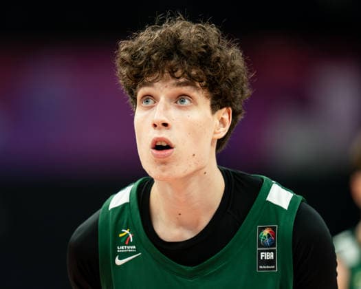 Japan v Lithuania - Round of 16 - FIBA U17, U 17 Basketball World Cup 2026 Vytis Sliogeris of Lithuania looks on during the FIBA U17 Basketball World Cup Round of 16 game between Japan and Lithuania at BDC Main Venue in Istanbul, Turkey, on July 1, 2026. Istanbul Istanbul Turkey  Copyright: xYagizxGurtugx originalFilename:gurtug-japanvli260701_np8sN.jpg