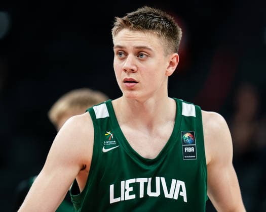 Japan v Lithuania - Round of 16 - FIBA U17, U 17 Basketball World Cup 2026 Gabrielius Buivydas of Lithuania looks on during the FIBA U17 Basketball World Cup Round of 16 game between Japan and Lithuania at BDC Main Venue in Istanbul, Turkey, on July 1, 2026. Istanbul Istanbul Turkey  Copyright: xYagizxGurtugx originalFilename:gurtug-japanvli260701_npMNI.jpg