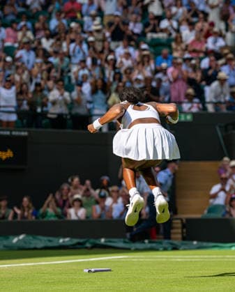 Tennis - Wimbledon Championship 2026 - Day 3 LONDON, ENGLAND - Wednesday, July 1, 2026: Coco Gauff (USA) celebrates after winning the Ladies Singles Second Round match 6-3, 3-6. 7-6 on Day Three of The Championships Wimbledon 2026 at the All England Lawn Tennis and Croquet Club. (Photo by Kirsten Holst Propaganda) LONDON All England Lawn Tennis and Croquet Club GREATER LONDON ENGLAND  Copyright: xKirstenxHolstx 2026-07-01-034-Wimbledon_D3