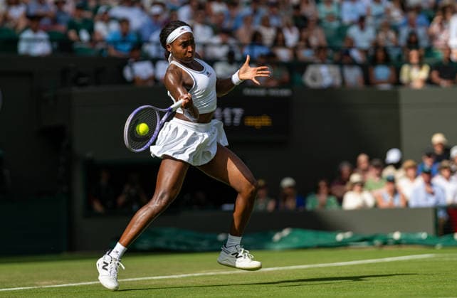 Tennis - Wimbledon Championship 2026 - Day 3 LONDON, ENGLAND - Wednesday, July 1, 2026: Coco Gauff (USA) during the Ladies Singles Second Round match on Day Three of The Championships Wimbledon 2026 at the All England Lawn Tennis and Croquet Club. (Photo by Kirsten Holst Propaganda) LONDON All England Lawn Tennis and Croquet Club GREATER LONDON ENGLAND  Copyright: xKirstenxHolstx 2026-07-01-023-Wimbledon_D3