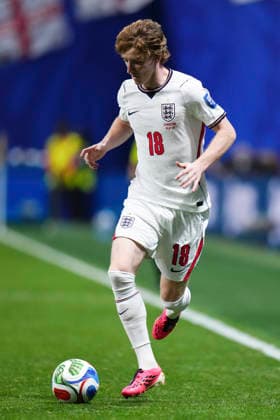 July 1, 2026, Atlanta, Georgia, United States: Anthony Gordon of England runs with the ball during the FIFA World Cup, WM, Weltmeisterschaft, Fussball 2026 Round Of 32 match between England and Congo DR at Atlanta Stadium on July 1, 2026 in Atlanta, United States. Atlanta United States - ZUMAa181 20260701_zaa_a181_058 Copyright: xJosexBretonx