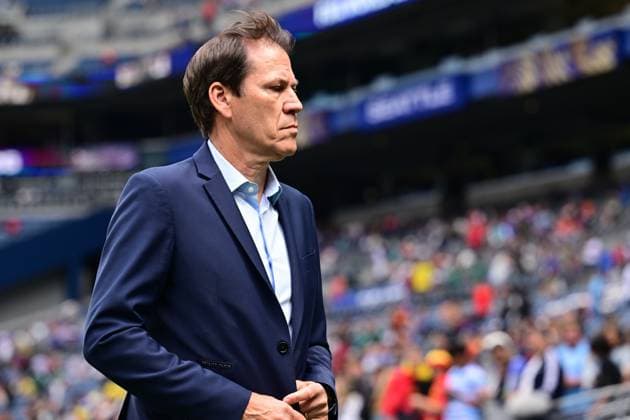 Belgium s head coach Rudi Garcia and pictured prior to a soccer game between Belgian national team, Nationalteam Red Devils and Senegal, on Wednesday 01 July 2026, at the Seattle Field, in Seattle, a 1 16 finals game in the FIFA World Cup, WM, Weltmeisterschaft, Fussball 2026. DIRKxWAEM  x180110395x