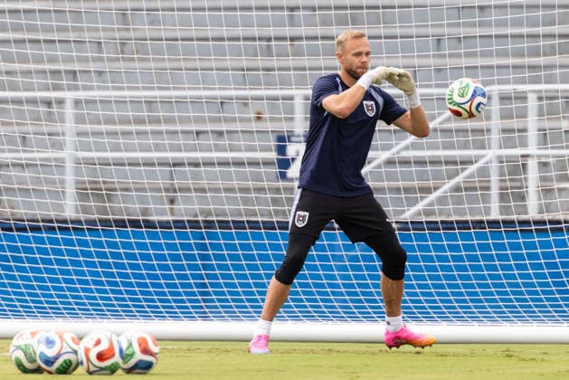 FOOTBALL - FIFA World Cup, WM, Weltmeisterschaft, Fussball 2026 SANTA BARBARA,CALIFORNIA,USA,01.JUL.26 - FOOTBALL - FIFA World Cup 2026, round of 32, Spain vs Austria, preview, training team AUT. Image shows Alexander Schlager (AUT).  GEPAxpictures xArminxRauthner