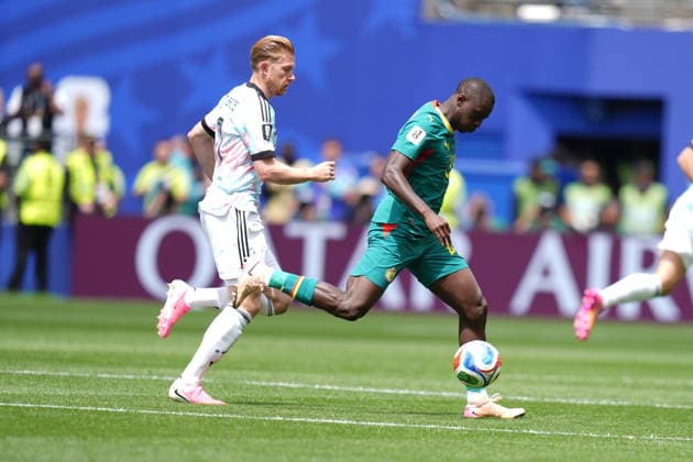 Belgium v Senegal - FIFA World Cup, WM, Weltmeisterschaft, Fussball 2026 - Round of 32 SEATTLE, USA - JULY 01: Kevin De Bruyne (L) of Belgium in action during the 2026 FIFA World Cup Round of 32 match between Belgium and Senegal at Lumen Field (Seattle Stadium) in Seattle, Washington, United States on July 01, 2026. Ercin Erturk Anadolu Washington United States. Editorial use only. Please get in touch for any other usage.  Copyright: x2026xAnadoluxErcinxErturkx