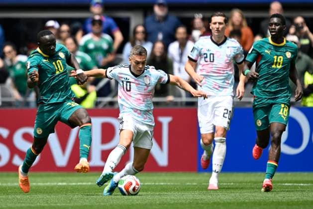 Belgium vs Senegal - 2026 FIFA World Cup, WM, Weltmeisterschaft, Fussball SEATTLE, USA - JULY 01 : Trossard Leandro forward of Belgium in action during the FIFA World Cup 2026 Round of 32 match between Belgium and Senegal at the Lumen Field stadium on July 01, 2026 in Seattle, USA, 01 07 2026 Seattle United States of America  Copyright: xNicoxVereeckenx