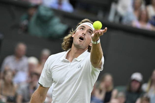 Tennis - Wimbledon 2026 - ITF - The Championships - 01 06 2026 - Tennis - Wimbledon 2026 - ITF - The Championships - 01 06 2026 -Stefanos Tsitsipras - Grece London  Copyright: xChryslenexCaillaud Psnewzx