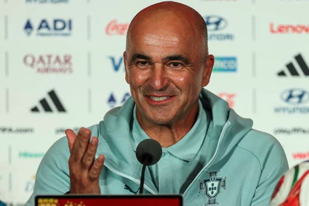 FIFA World Cup, WM, Weltmeisterschaft, Fussball 2026 - Portugal press conference, PK, Pressekonferenz Portugal soccer team head coach Roberto Martinez speaks during the press conference at the Toronto Stadium for the FIFA World Cup 2026, Toronto, Canada, 01 July 2026. Toronto Toronto Canada  Copyright: xMIGUELxA.xLOPESx