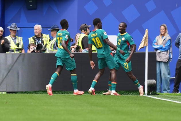 Belgium v Senegal - FIFA World Cup, WM, Weltmeisterschaft, Fussball 2026 - Round of 32 SEATTLE, USA - JULY 01: Habib Diarra (21) of Senegal celebrates after scoring a goal during the 2026 FIFA World Cup Round of 32 match between Belgium and Senegal at Lumen Field (Seattle Stadium) in Seattle, Washington, United States on July 01, 2026. Ercin Erturk Anadolu Washington United States. Editorial use only. Please get in touch for any other usage.  Copyright: x2026xAnadoluxErcinxErturkx
