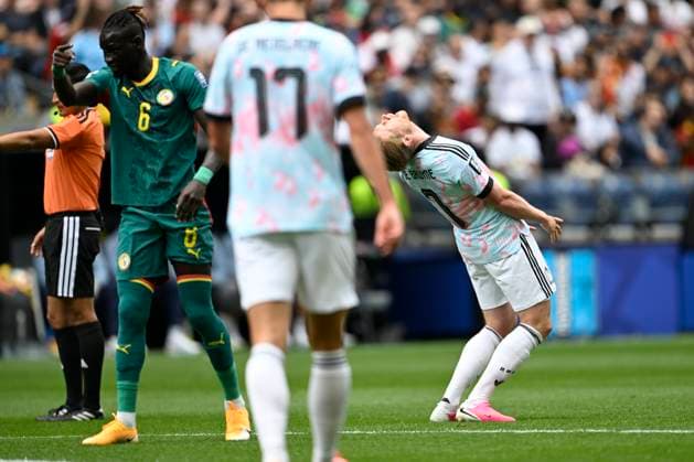 Belgium vs Senegal - 2026 FIFA World Cup, WM, Weltmeisterschaft, Fussball SEATTLE, USA - JULY 01 : De Bruyne Kevin forward of Belgium during the FIFA World Cup 2026 Round of 32 match between Belgium and Senegal at the Lumen Field stadium on July 01, 2026 in Seattle, USA, 01 07 2026 Seattle United States of America  Copyright: xNicoxVereeckenx