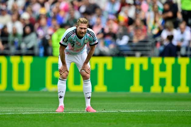 Belgium vs Senegal - 2026 FIFA World Cup, WM, Weltmeisterschaft, Fussball SEATTLE, USA - JULY 01 : De Bruyne Kevin forward of Belgium during the FIFA World Cup 2026 Round of 32 match between Belgium and Senegal at the Lumen Field stadium on July 01, 2026 in Seattle, USA, 15 06 2026 Seattle United States of America  Copyright: xJanxDexMeuleneirx