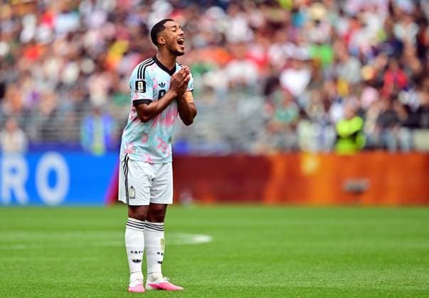 Belgium s Youri Tielemans reacts during a soccer game between Belgian national team, Nationalteam Red Devils and Senegal, on Wednesday 01 July 2026, at the Seattle Field, in Seattle, a 1 16 finals game in the FIFA World Cup, WM, Weltmeisterschaft, Fussball 2026. DIRKxWAEM  x180121078x