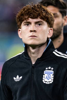 Valentin Barco of Argentina during the FIFA World Cup, WM, Weltmeisterschaft, Fussball 2026 Group J match between Argentina and Jordan at Dallas Stadium in Arlington, Texas, United States, on June 27th, 2026. (Photo by Riquelve Nata Sports Press Photo)  Copyright: xRiquelvexNata SportsxPressxPhotox Sportspressphoto_SPR182292